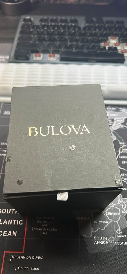 Bulova Marine Star Black Gold Water Resistant Watch